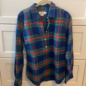 Vineyard vibes plaid flannel
